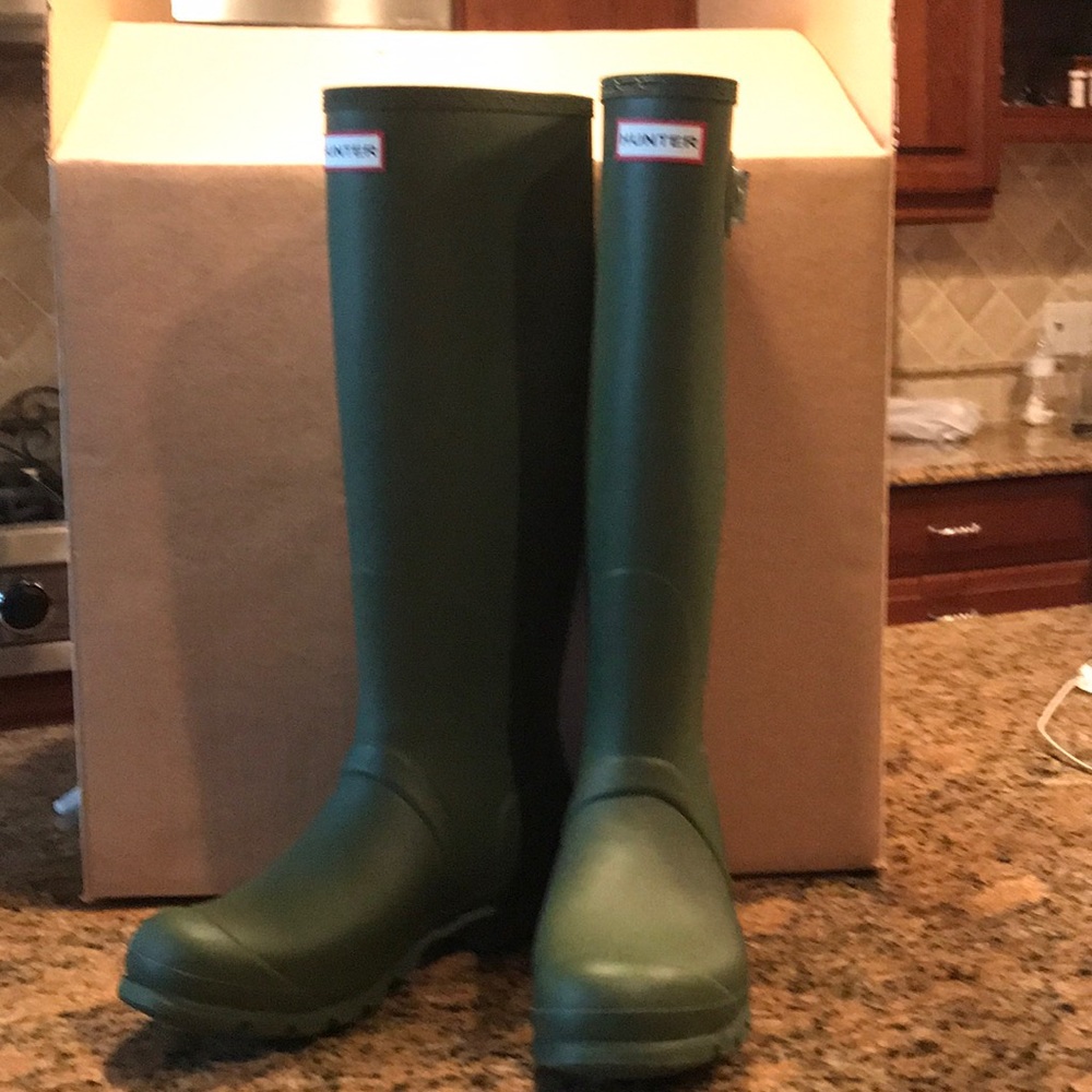 Hunter tall rain boots
